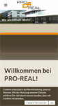 Mobile Screenshot of pro-real.at